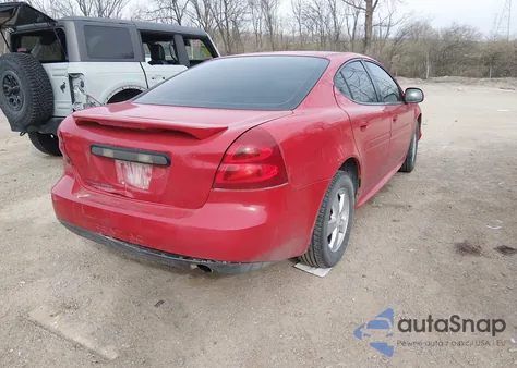 2008 Pontiac Grand Prix from USA, damaged, VIN 2G2WP552381162089